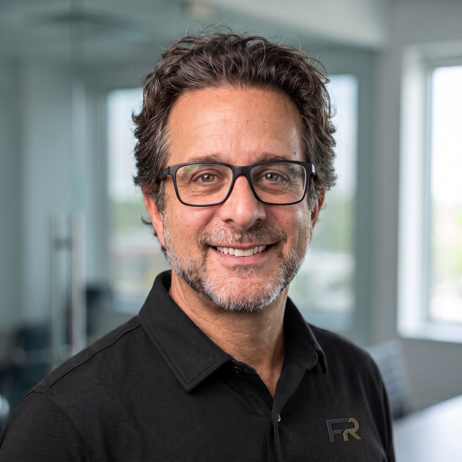 Frank Rivera in a modern office